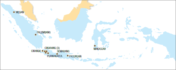 Nippon Indosari Location of Factories Indonesia Investments